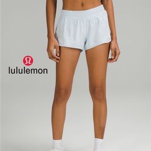 Lululemon Hotty Hot Shorts (Low-Rise 2.5”) - Powder Blue 🩵
